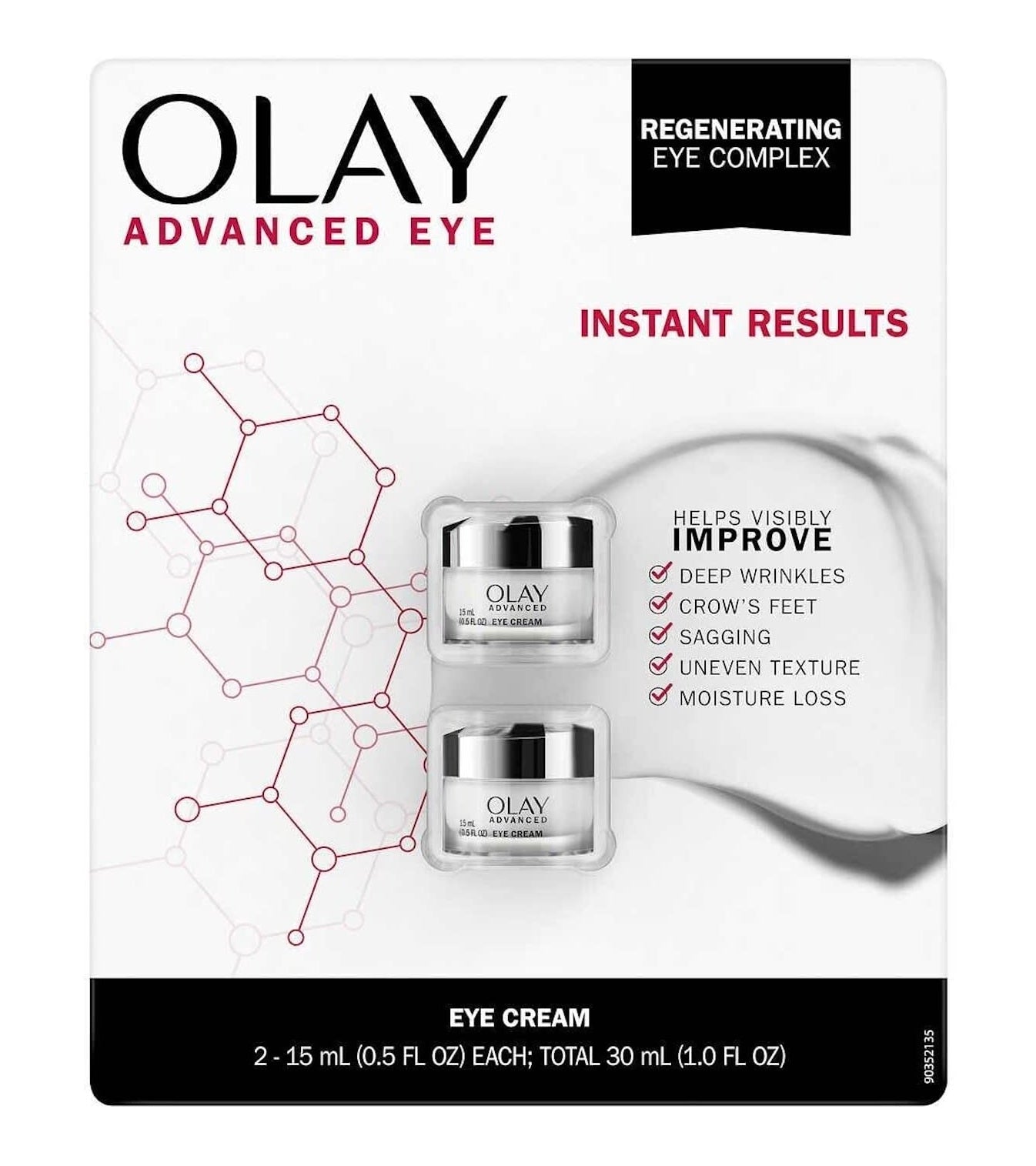 OLAY Regenerating Eye Complex Advanced Eye Cream – 0.5 oz (2-Pack)