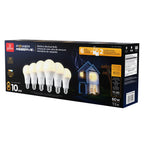 6 Pack Globe Power Reserve Battery Backup Bulbs + 2 Portable Sockets • Up to 10 HR Battery Life